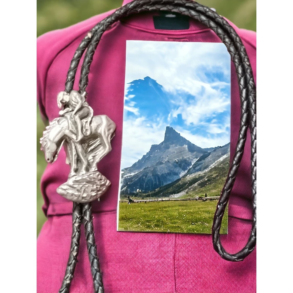 1950s vintage End of the Trail bolo tie